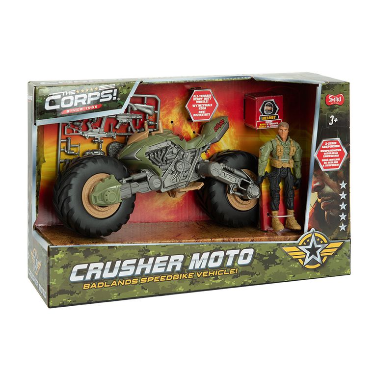 Smiki, Motocicleta militara, vehicul cu figurina de soldat