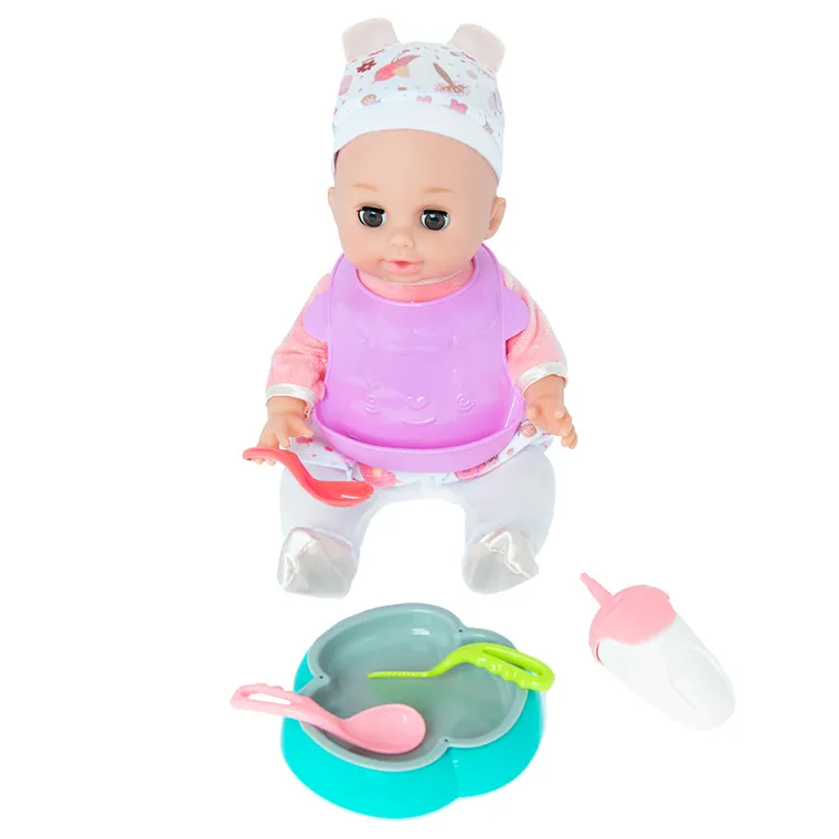 Smiki, papusa bebelus interactiva cu accesorii