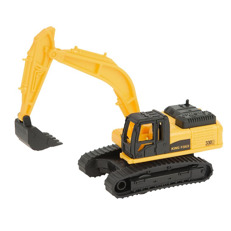 Smiki, Platforma cu excavator, set de vehicule, 1:32