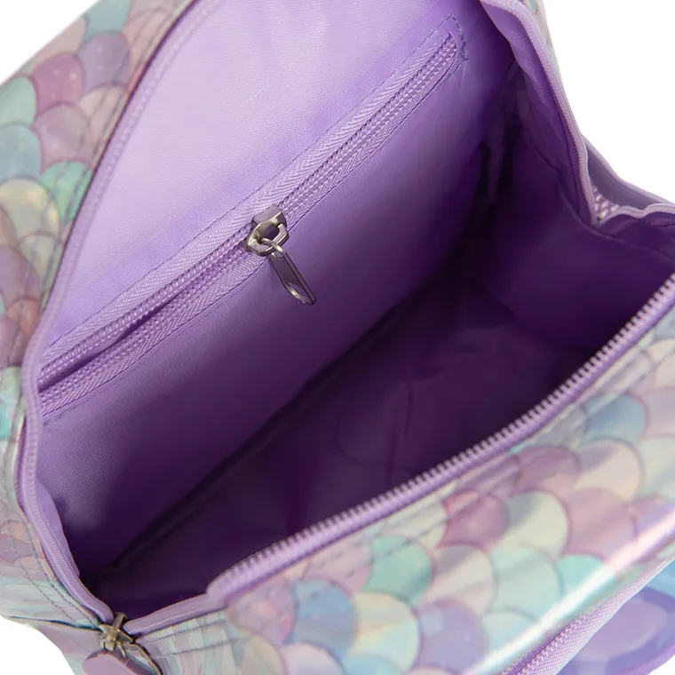 Smiki, rucsac pentru prescolari, Sirena violet