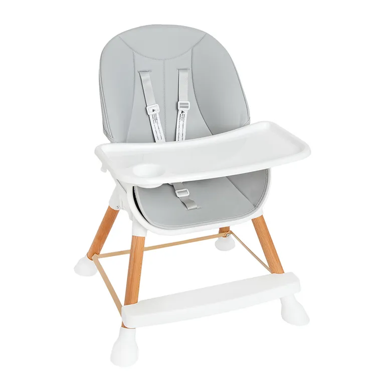 Smiki, scaun de masa bebe, gri