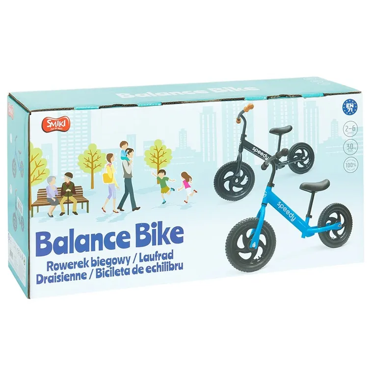 Smiki, Speedy, bicicleta de echilibru, negru