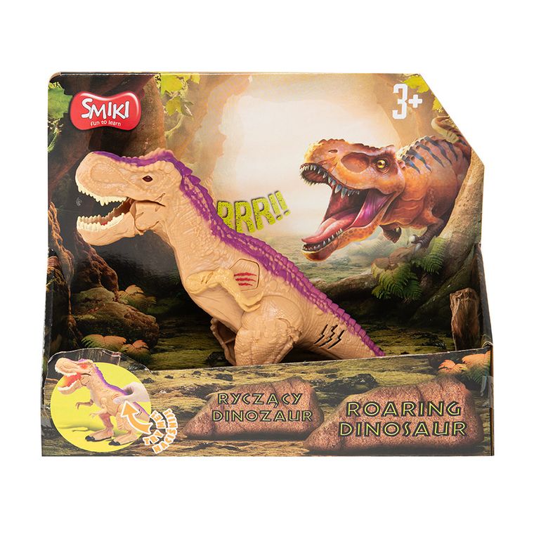 Smiki, T-Rex, dinozaur, figurina interactiva, 16 cm