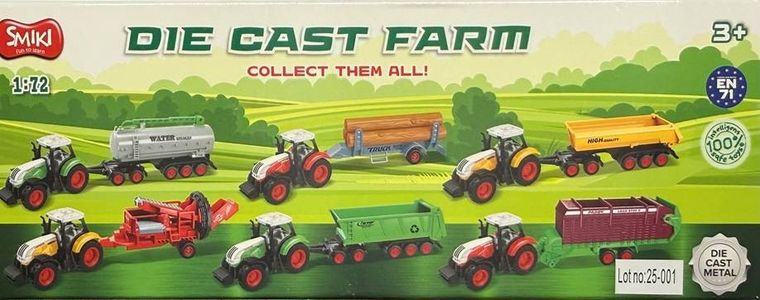 Smiki, Tractor cu remorca, vehicul, 1:72