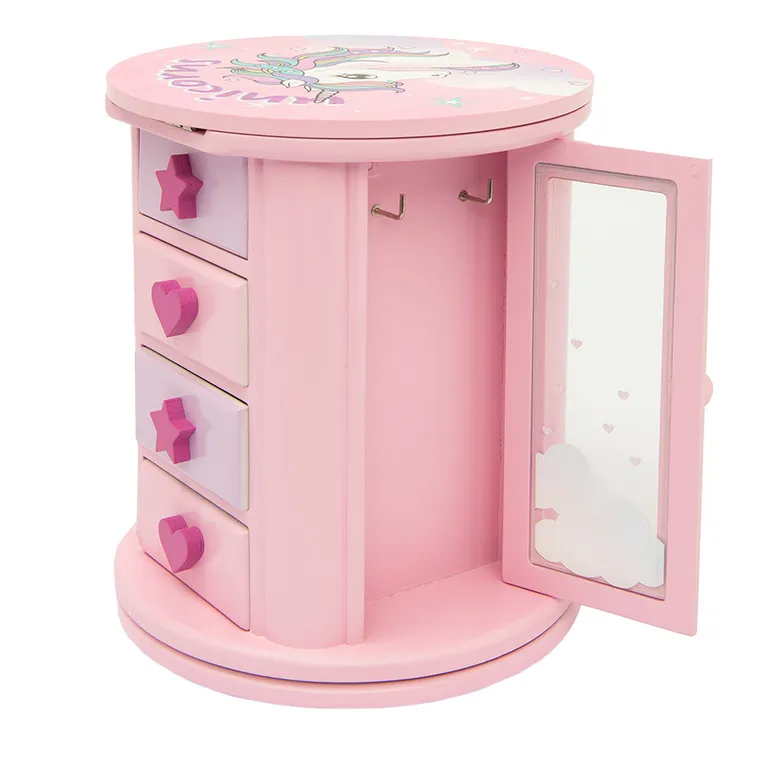 Smiki, Unicorn, cutie rotunda pentru bijuterii