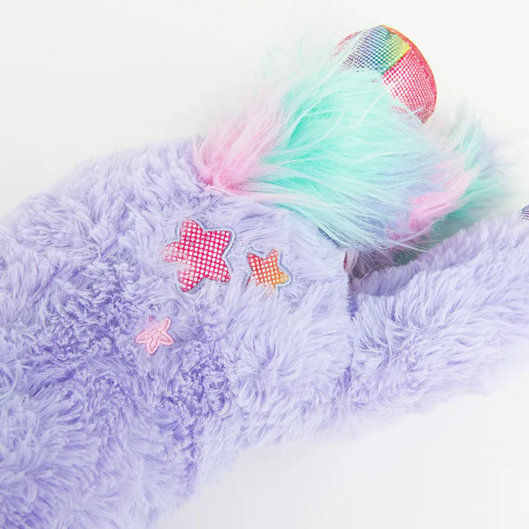 Smiki, Unicorn, jucarie de plus, violet, 60 cm