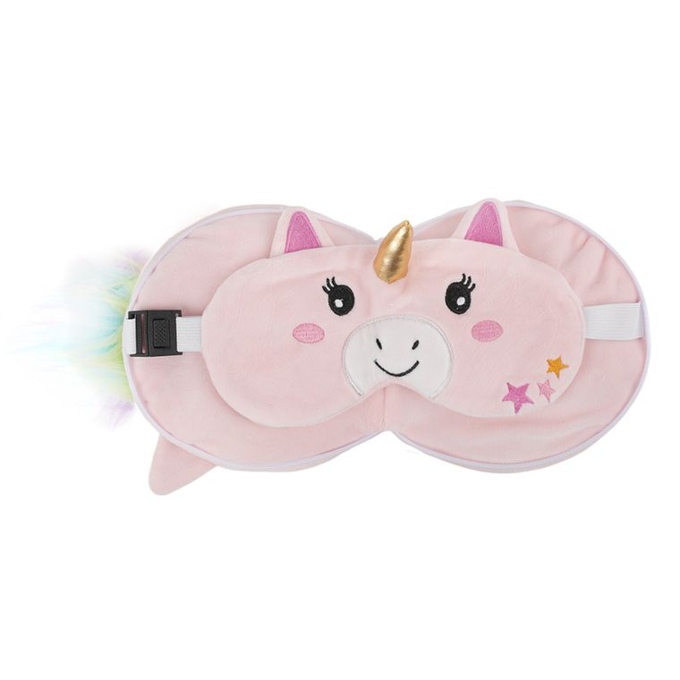 Smiki, Unicorn, set de accesorii, perna de calatorie + masca de ochi