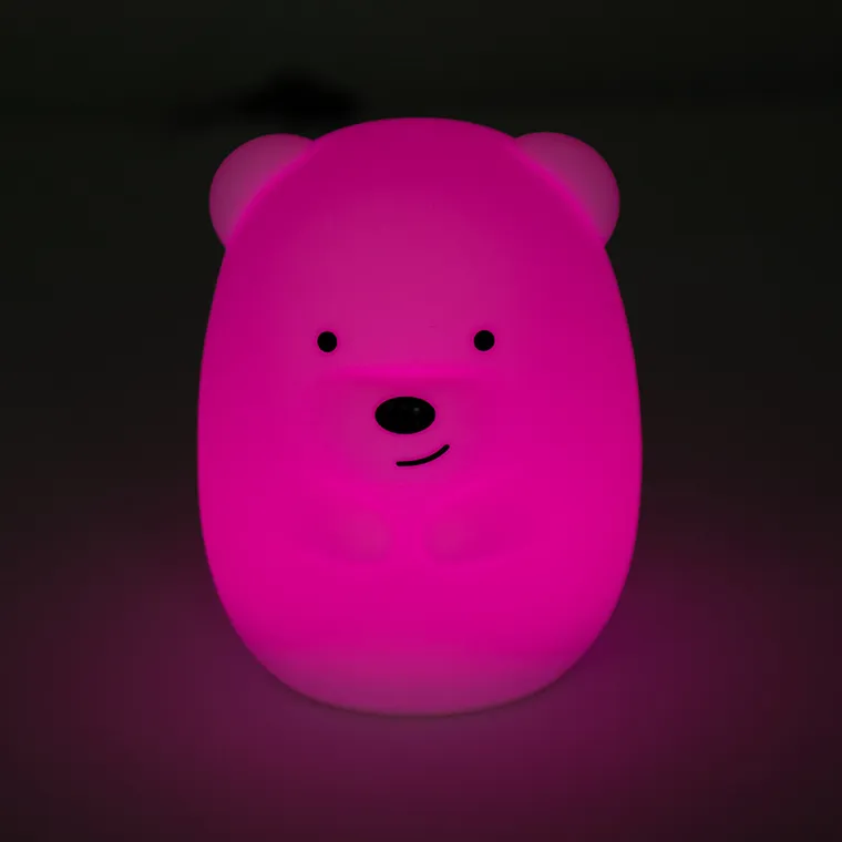 Smiki, Ursulet, lampa din silicon cu LED