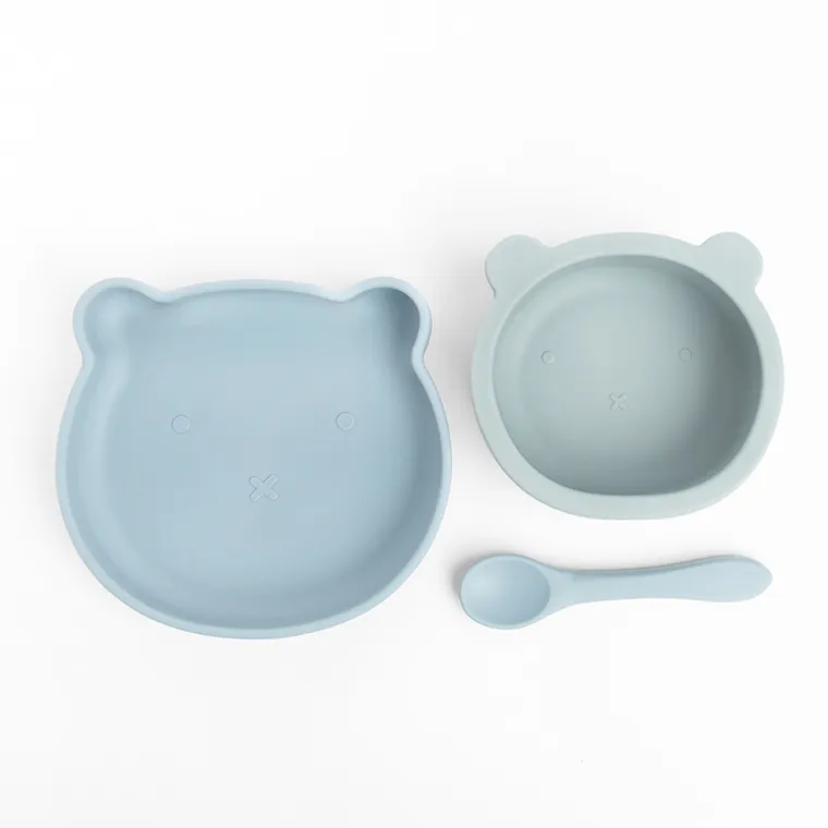 Smiki, Very Bunny, set de vase din silicon, albastru