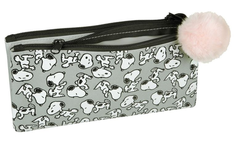 Snoopy, penar etui, gri
