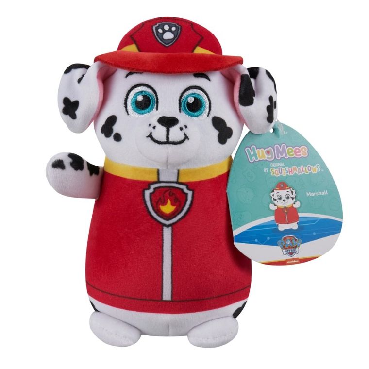 Squishmallows, Medium Plush, Hugmees, Paw Patrol, Marshall, jucarie de plus, 25 cm