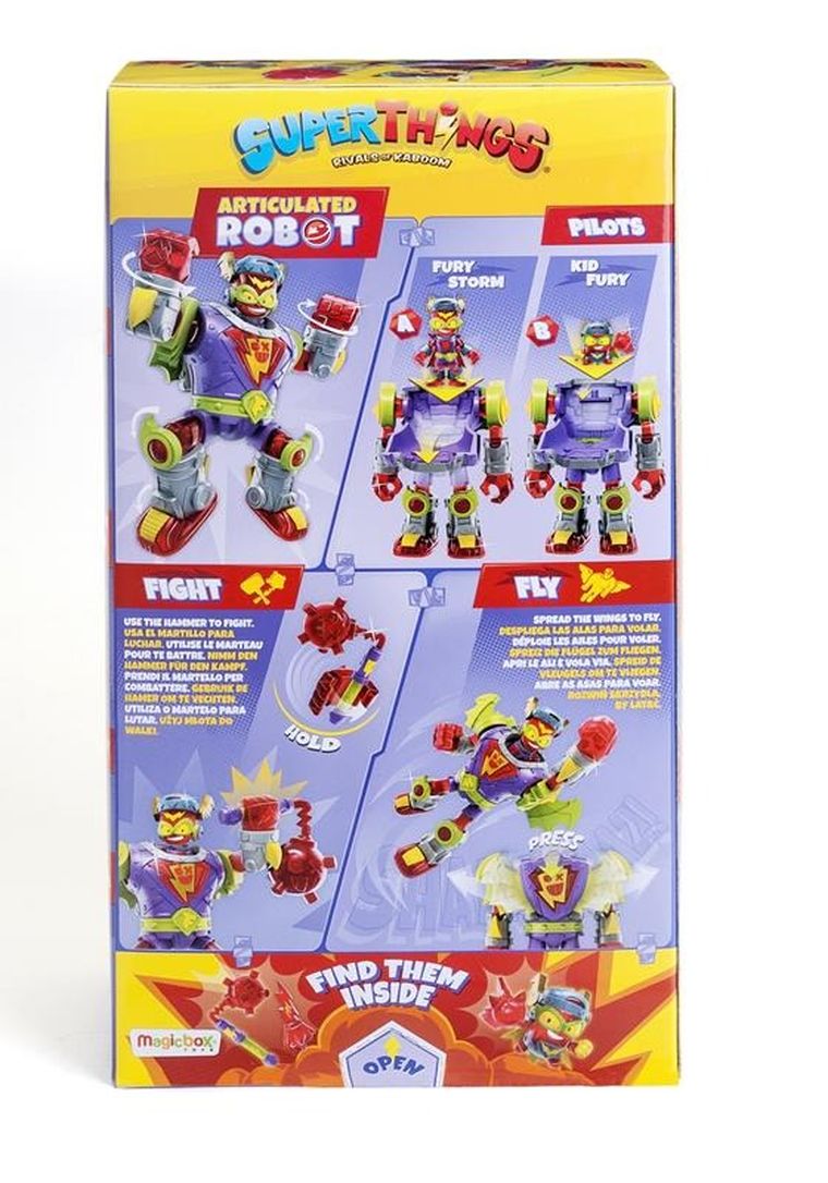 SuperThings, Superbot Red Fury Storm, figurina