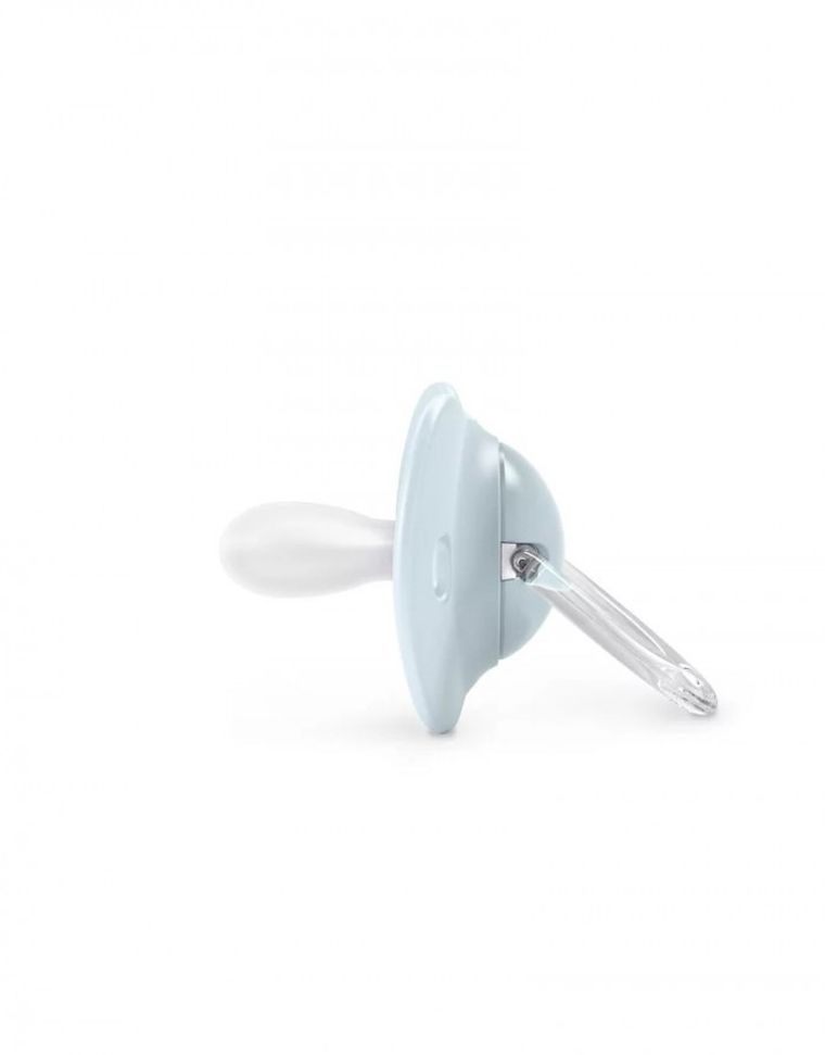 Suvainex, Dreams, suzeta fiziologica SX Pro din silicon, 2 buc., 0-6 luni, albastru