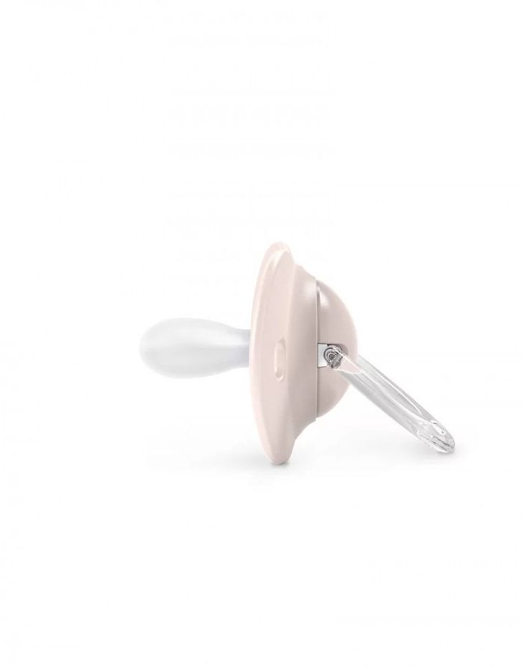 Suvainex, Dreams, suzeta fiziologica SX Pro din silicon, 2 buc., 0-6 luni, roz