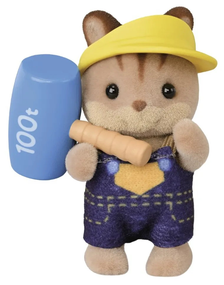 Sylvanian Families, Baby Builder, pachet cu figurina surpriza, 5838, 1 buc.