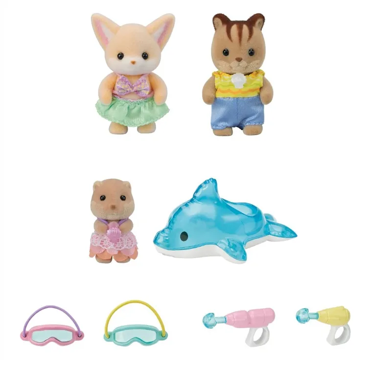 Sylvanian Families, Distractie la piscina, set de figurine, 5749