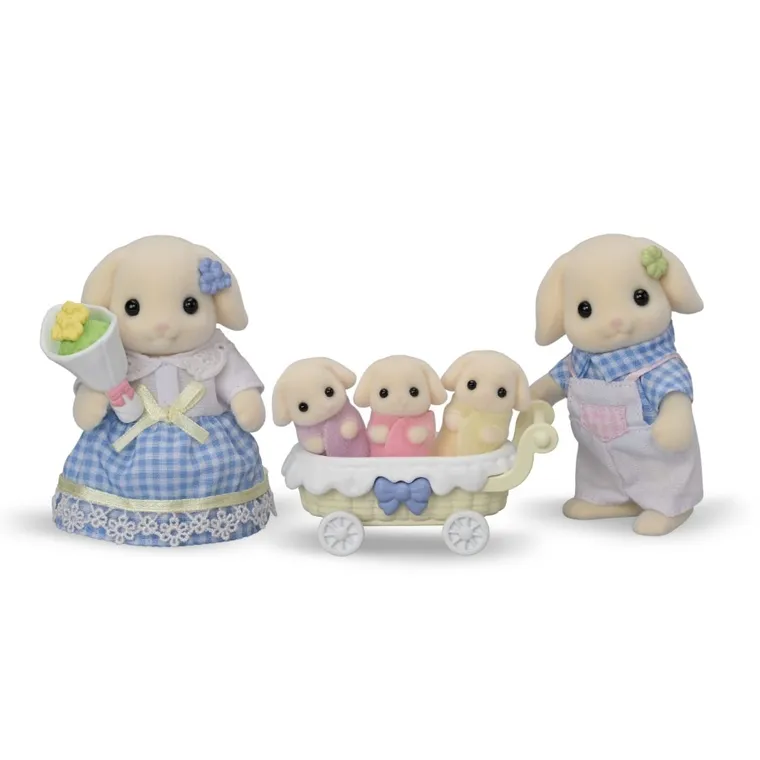 Sylvanian Families, Familia de iepurasi, set de figurine, 5735
