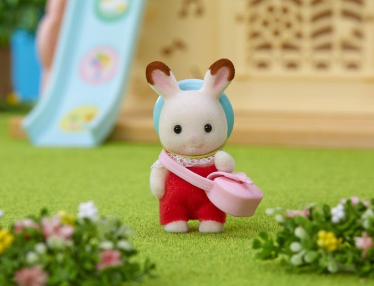 Sylvanian Families, Iepurasul bebe cu urechiuse de ciocolata, figurina, 5405