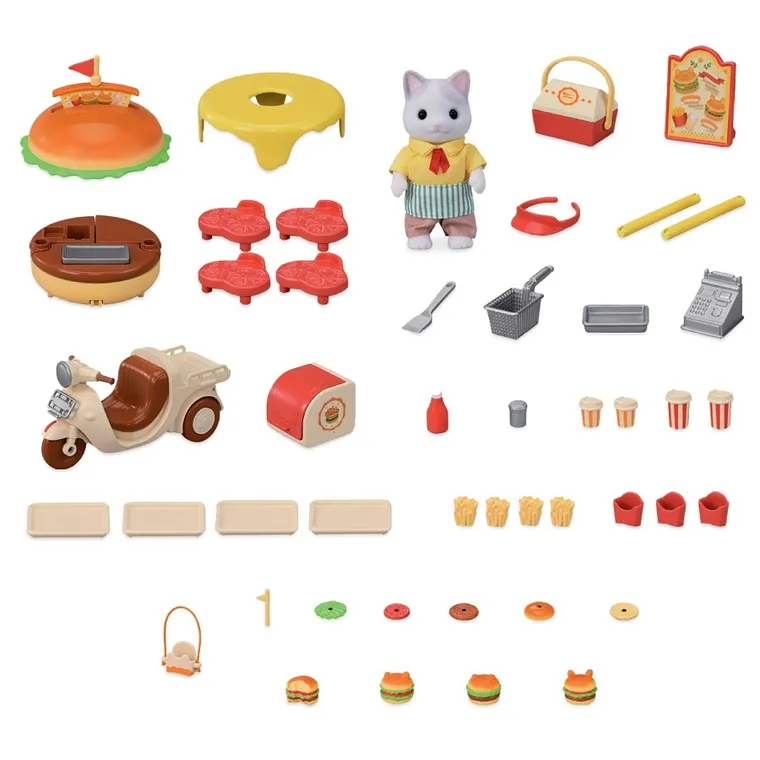 Sylvanian Families, Restaurant mobil cu hamburgeri, 5757