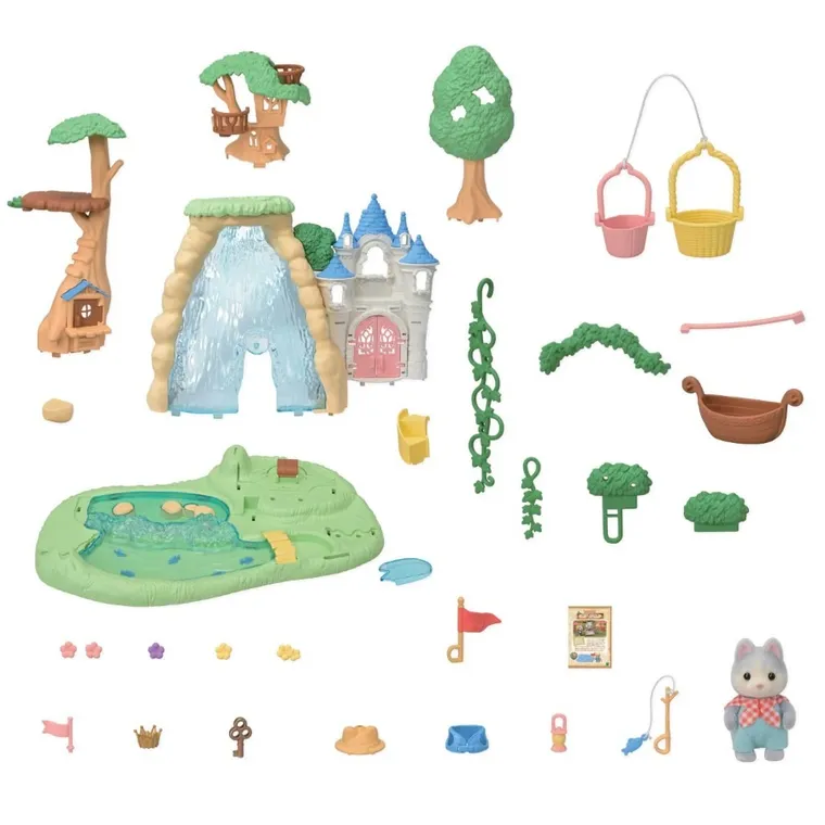 Sylvanian Families, Secret Forest, Insula cu cascada, 5761