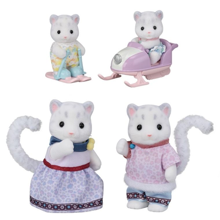 Sylvanian Families, Snow Leopard Family, set de figurine, 5814