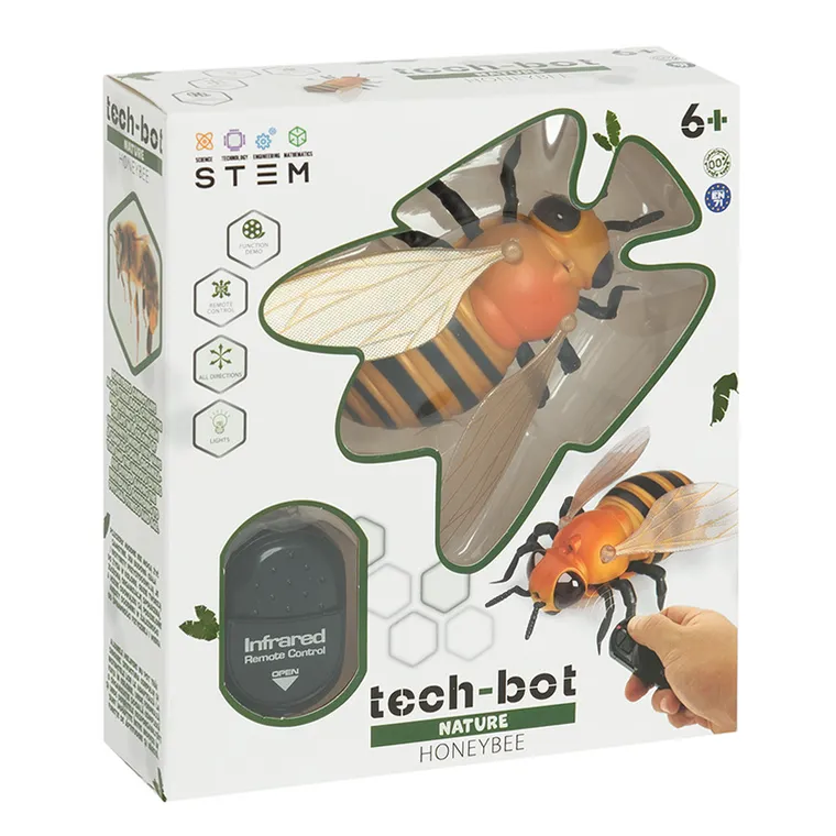 Tech-Bot Nature, albina cu telecomanda