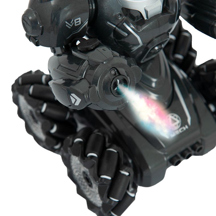 Tech-Bot, robot cu functie de aburi, jucarie cu telecomanda