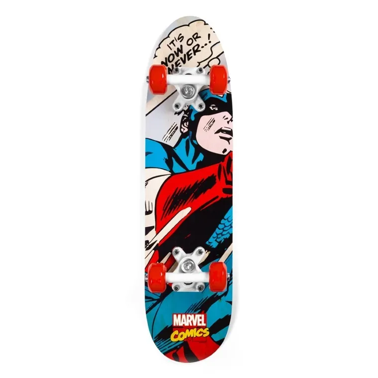 The Avengers, Capitan America, skateboard din lemn, 61 cm