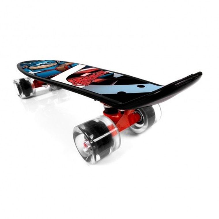 The Avengers, Captain America, skateboard, 55 cm