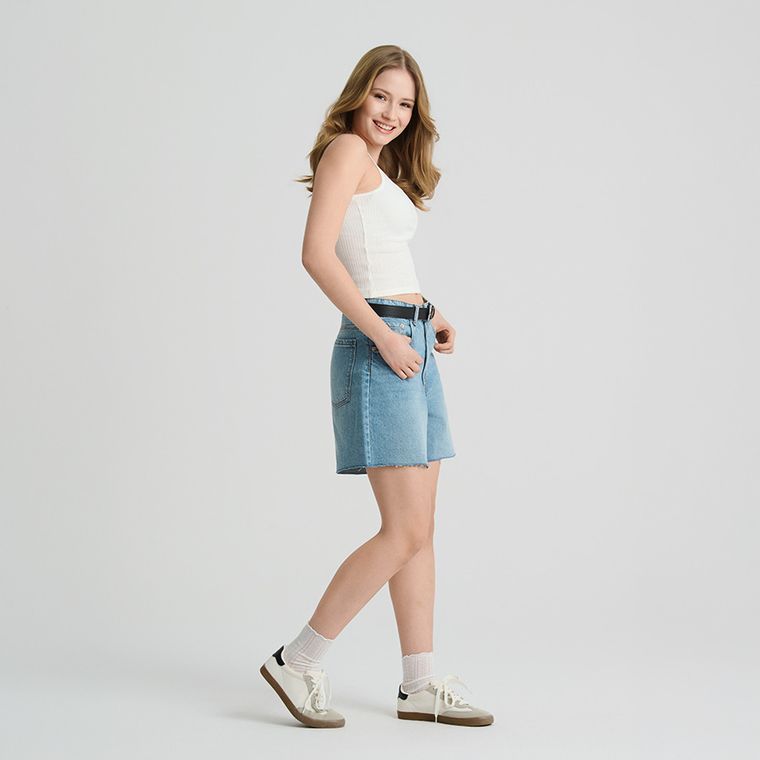 Top ajurat din bumbac pieptanat NOWEAR