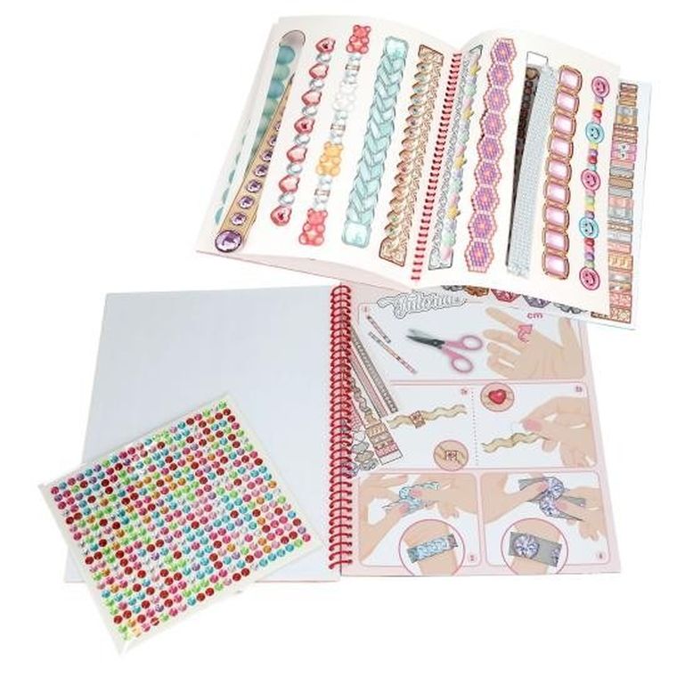 Top Model, Bling Bling, carte de colorat cu set pentru confectionarea bijuteriilor