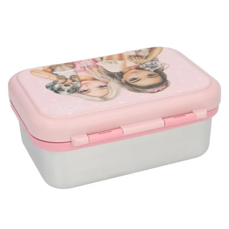 Top Model, cutie pentru pranz din otel inoxidabil cu compartimente, 13,5-18-7,5 cm