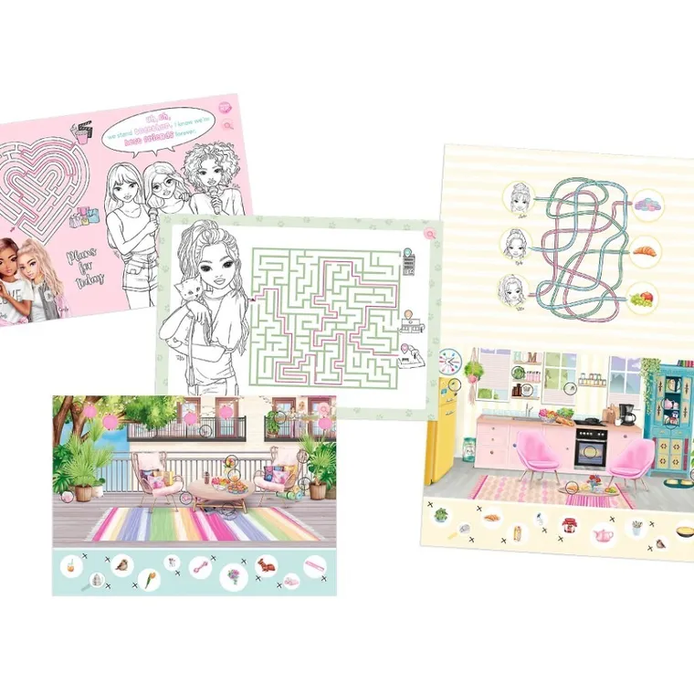 Top Model, Summer Feeling, Activity Book, carte de colorat XXL