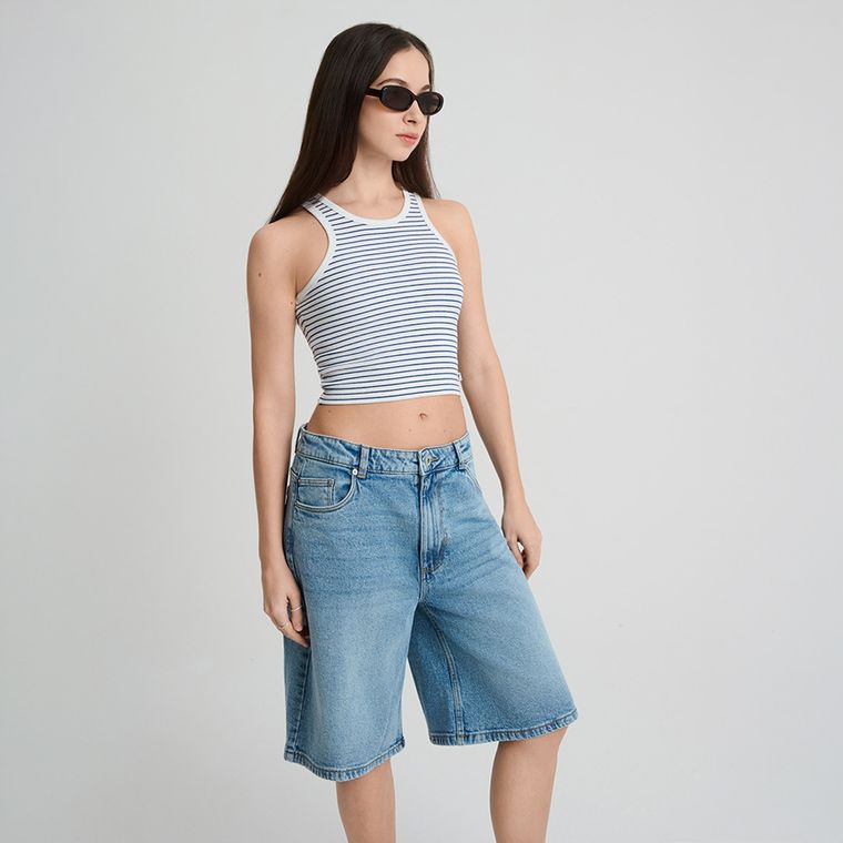 Top reiat cu adaos de modal NOWEAR