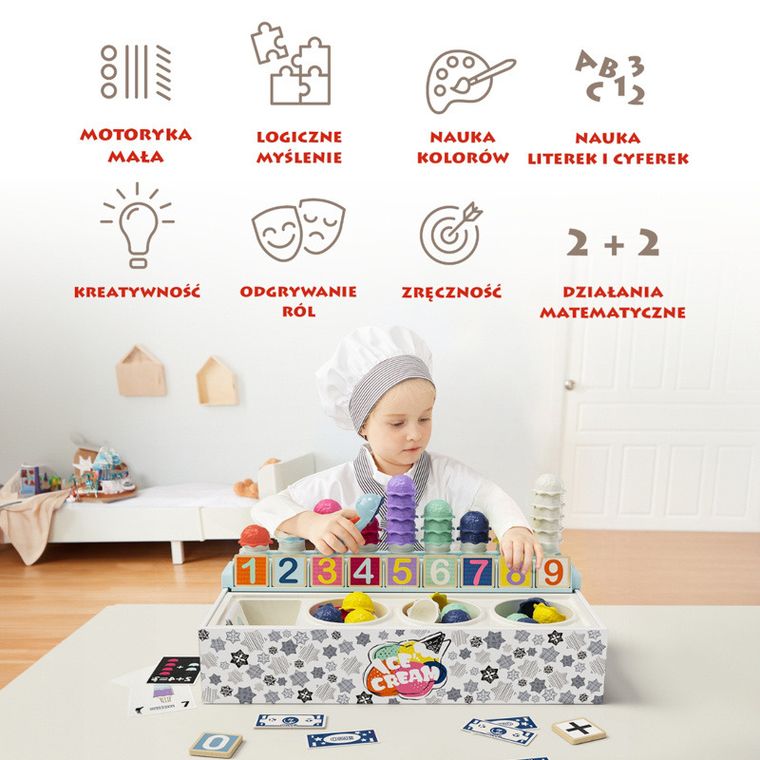 Topbright, Jucarie matematica Gelaterie, 24 de luni