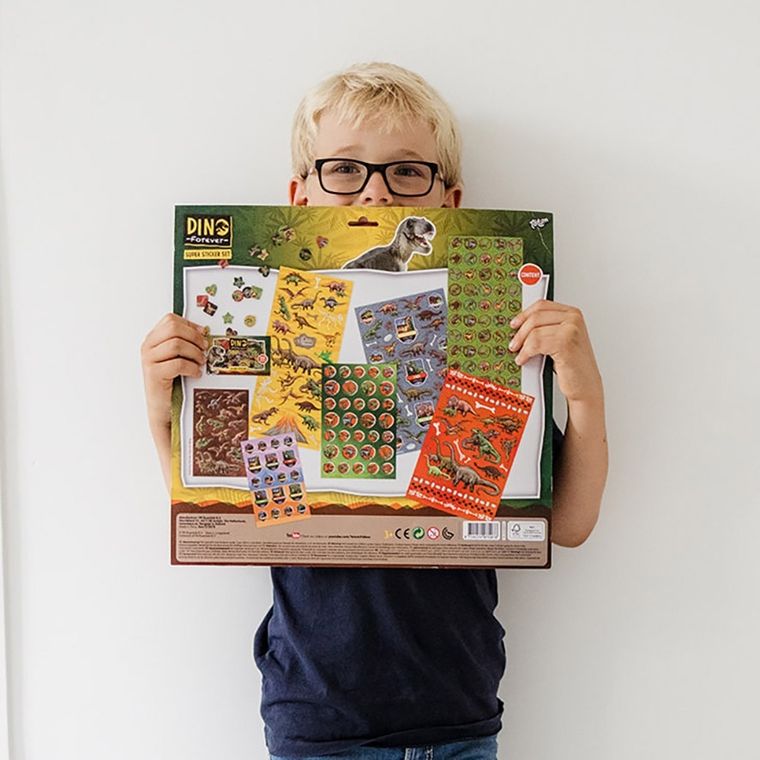 Totum, Dino, set mare de stickere, 300 elemente