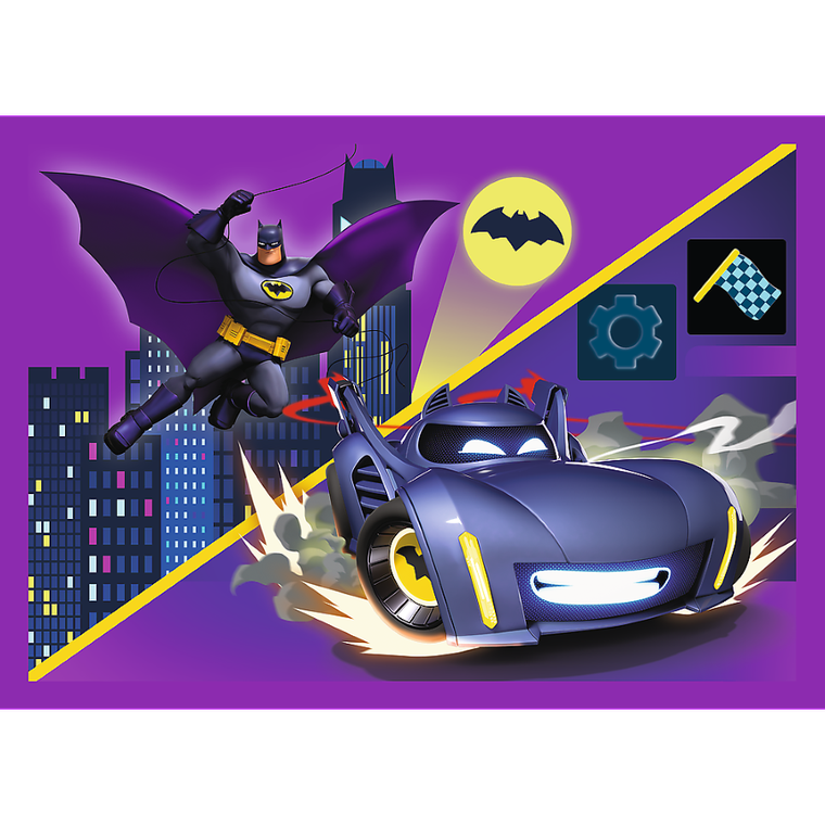 Trefl, Batman, puzzle 4w1