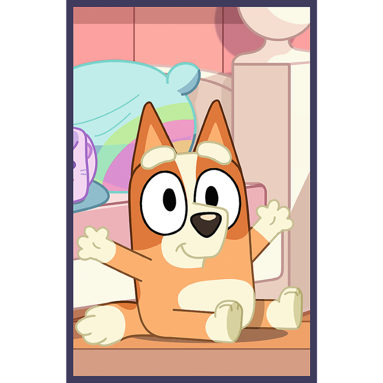 Trefl, Bluey Family, puzzle, 3-50 piese