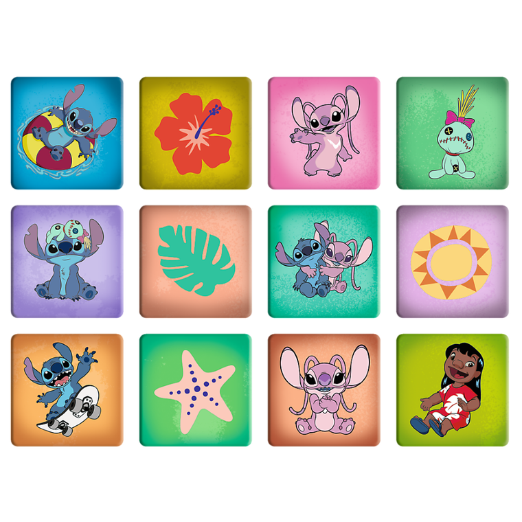 Trefl, Lilo si Stitch, puzzle, 2in1 + memos, 78 piese