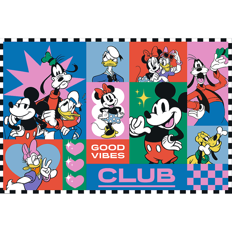Trefl, Mickey Mouse, puzzle, 2-200 piese