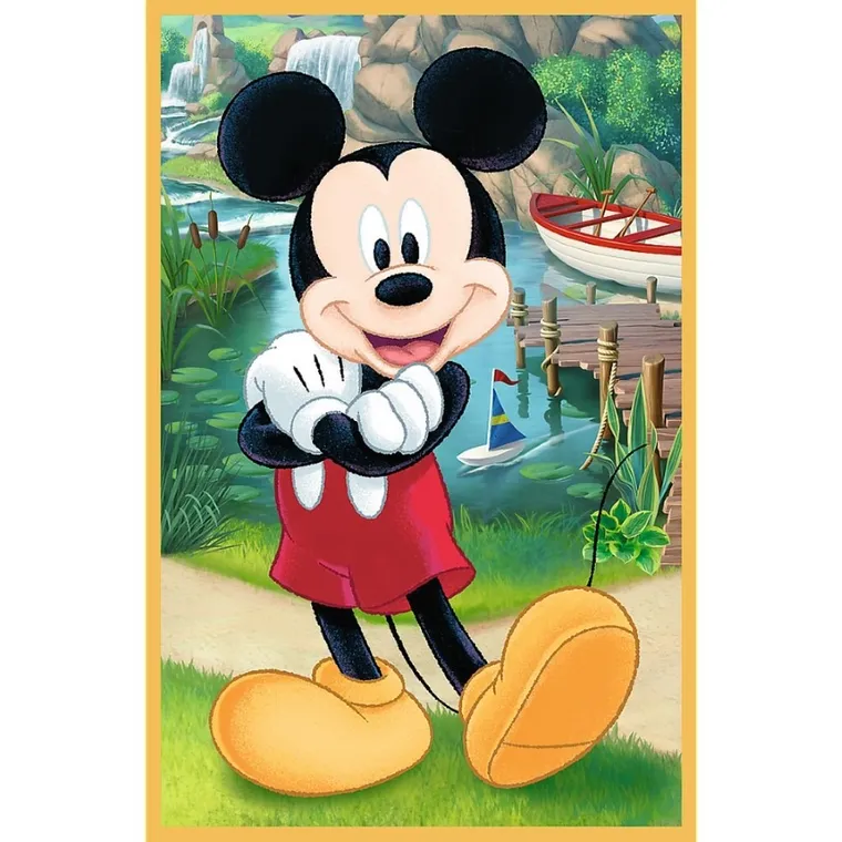 Trefl, Mickey Mouse si prieteni, puzzle, 3-50 piese