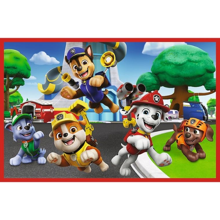 Trefl, Paw Patrol, puzzle, 2-24 piese