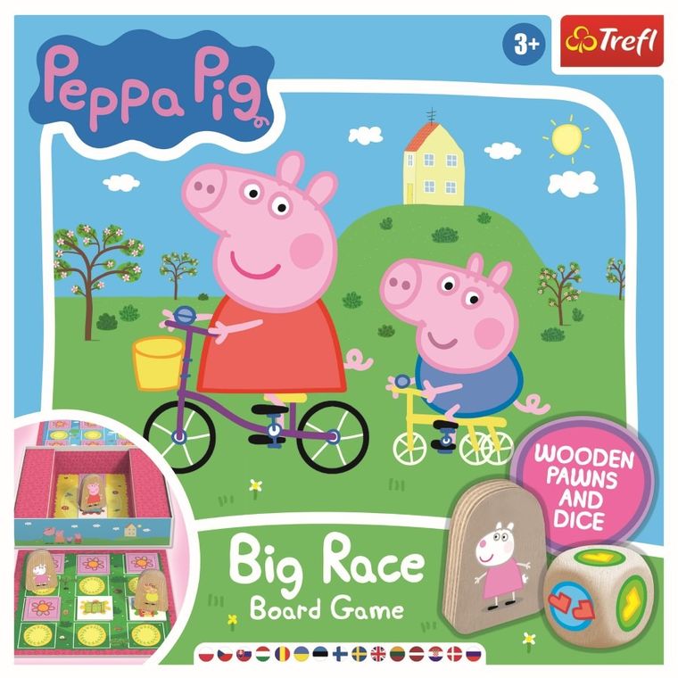 Trefl, Peppa Pig, Big race, joc