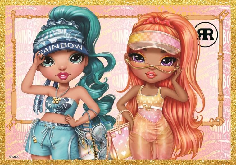 Trefl, Rainbow High, puzzle 10in1, 329 piese