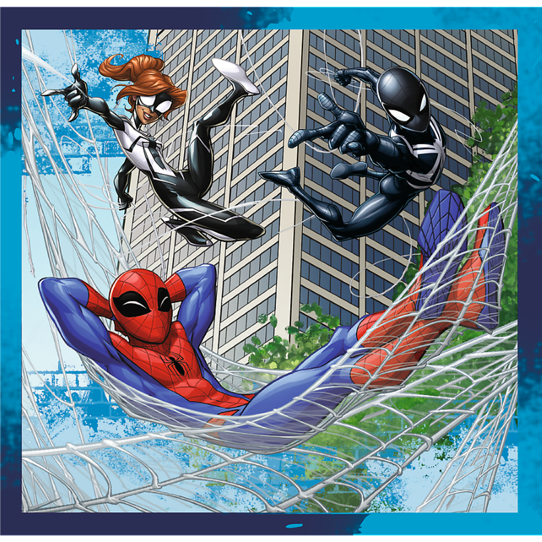 Trefl, Spider-Man, puzzle 3in1, 106 piese