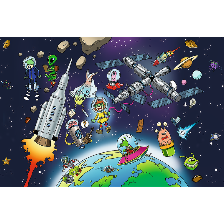 Trefl, Trefliks, puzzle, 100 piese