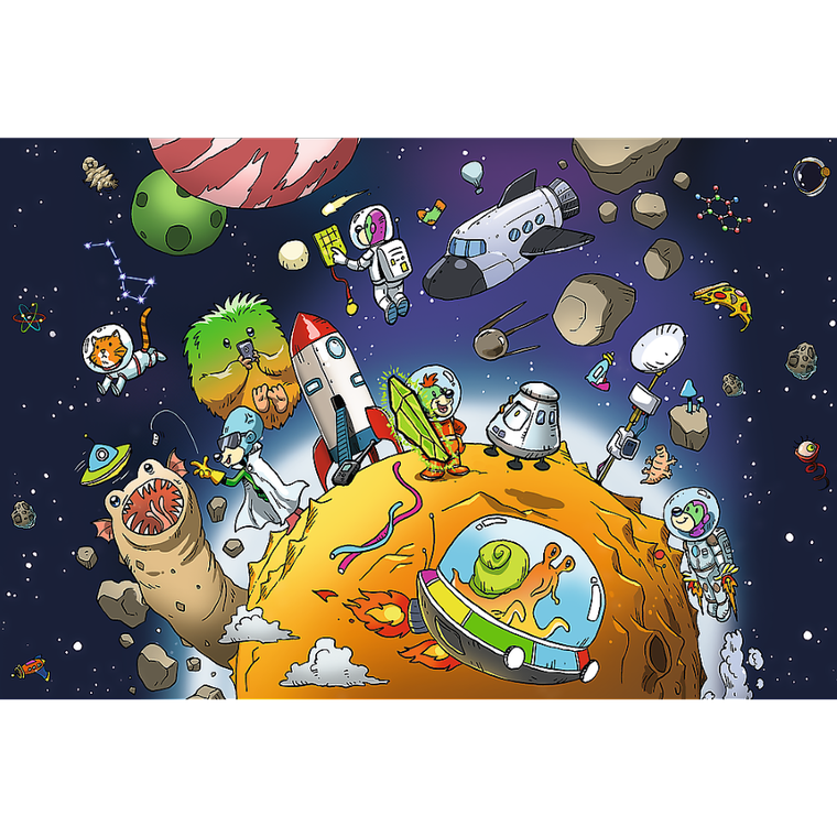 Trefl, Trefliks, puzzle, 100 piese