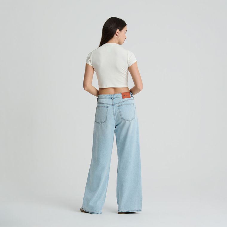 Tricou crop top cu adaos de modal NOWEAR