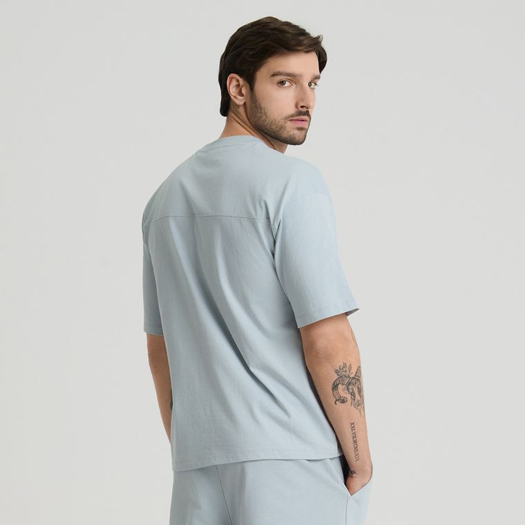 Tricou din bumbac cu croiala loose NOWEAR