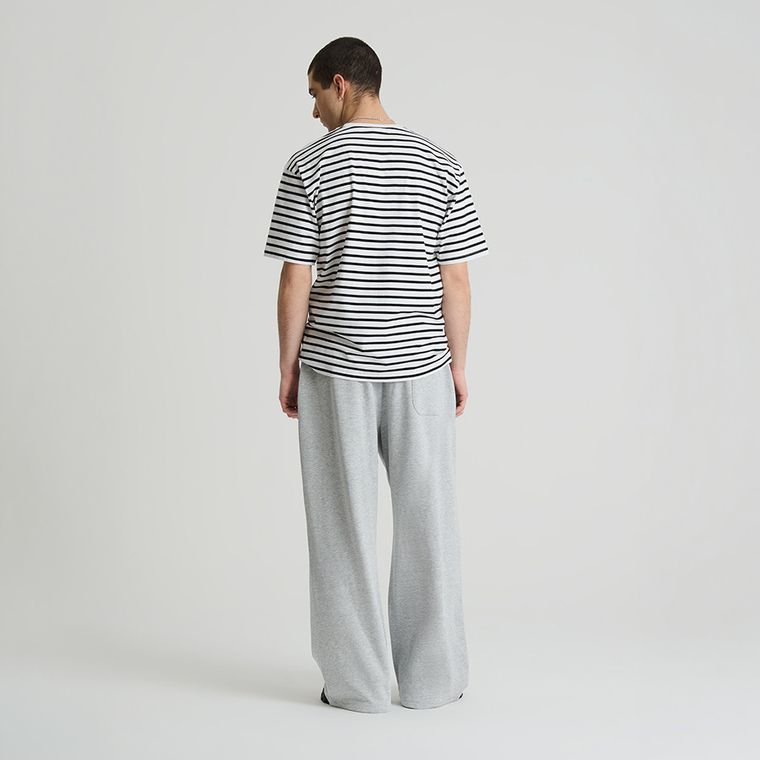 Tricou in dungi cu croiala relaxed NOWEAR